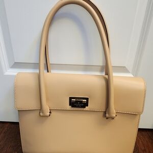 Kate Spade leather Sinclair Nude Hand Bag